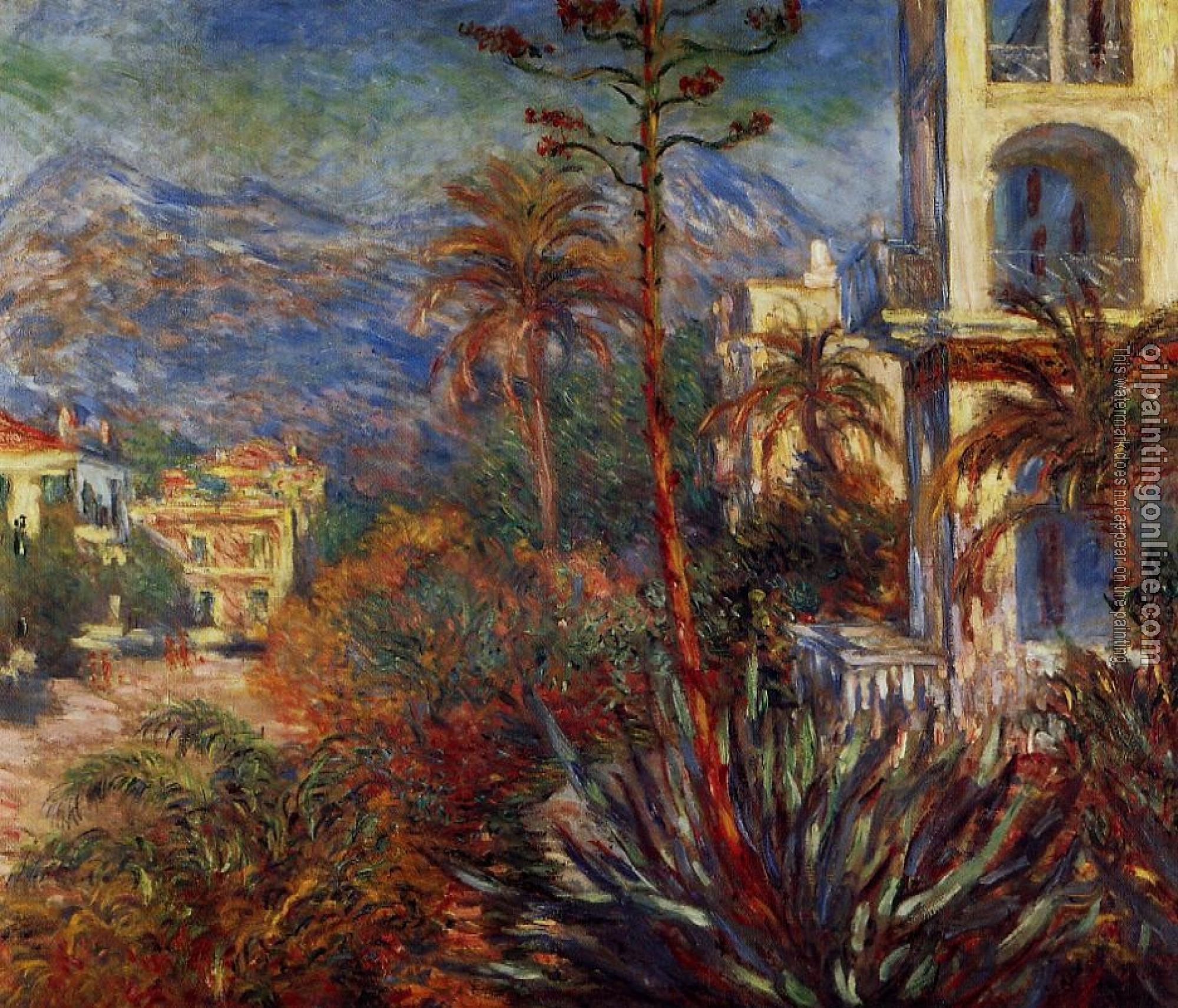 Monet, Claude Oscar - Villas at Bordighera